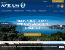 Tablet Screenshot of monterosa.ch